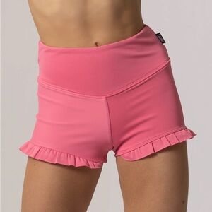 Tiger Friday Filly Bootie Shorts - Flamingo Child Large